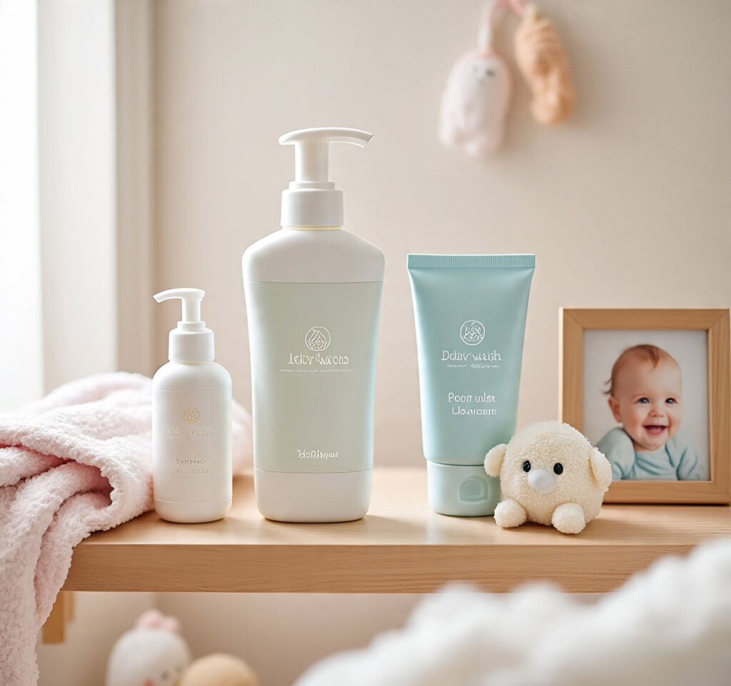 Newborn baby bath products