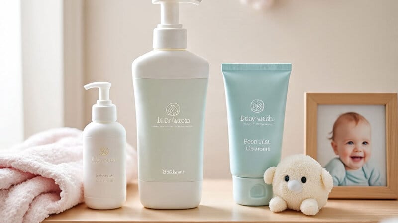 Newborn baby bath products