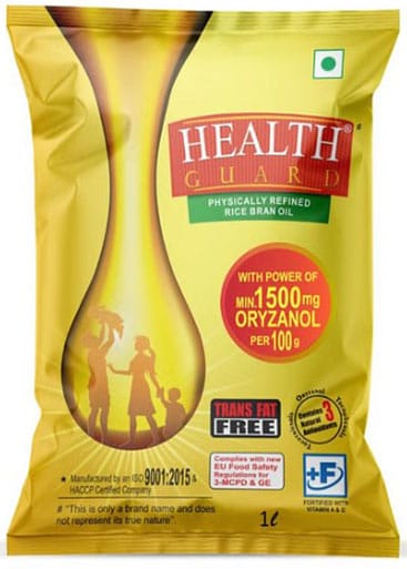 Health Guard Rice Bran Oil, 1 ltr