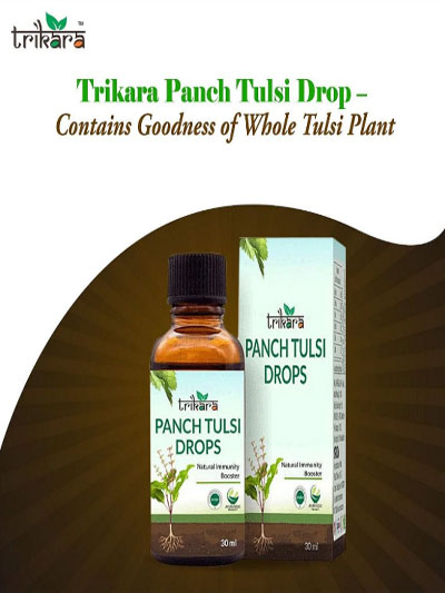 Trikara Panch Tulsi Drop, 30 ml