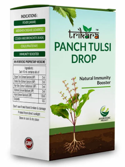 Trikara Panch Tulsi Drop, 30 ml