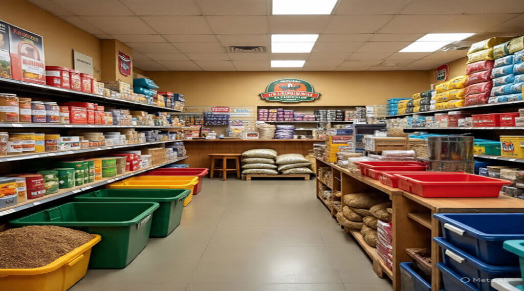 Animal Husbandary products Poultry feed (starter, grower, layer) Cattle feed, fish & goat feed Pet food and supplies (dogs, cats, birds, etc.) Veterinary supplements and medicines Equipment for feeding, watering, or caring for animals Bedding or hygiene products for livestock Farm health kits and sanitation supplies