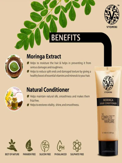 Moringa Hair Conditioner, 100 ml