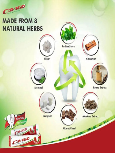 Cavigo Herbal Tooth Paste, 100 g