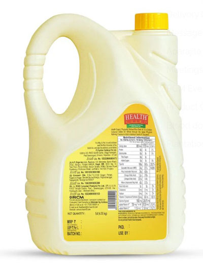 Rice Bran Oil, 5 ltr