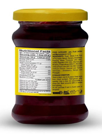Mix Fruit Jam, 200 g