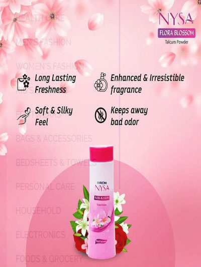 Flora Blossom Talc, 150 g